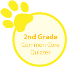 2nd grade Common Core quizzes